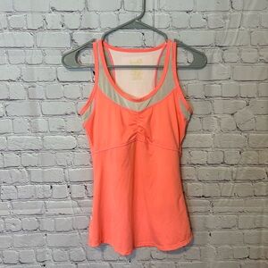 Kyodan Coral and Cream Tank Top